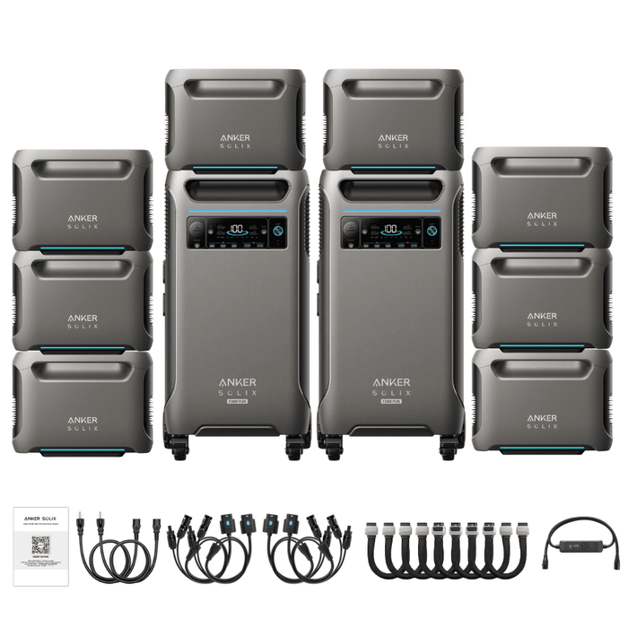 [Double Kit] Anker SOLIX F3800 Plus + Expansion Batteries - Off Grid Stores