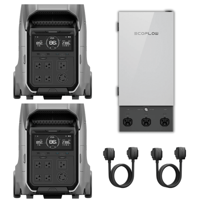 [Dual Kits] EcoFlow DELTA Pro 3 Portable Power Station + Smart Home Panel 2 - Off Grid Stores