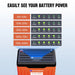 ECO - WORTHY 12V 100AH Lithium Battery with Battery Status Display and 100A BMS with Low - Temp Protection - Off Grid Stores