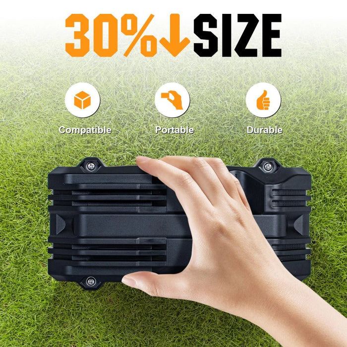 ECO - WORTHY 12V 20Ah Portable LiFePO4 Deep Cycle Rechargeable Battery - Off Grid Stores