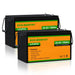 ECO - WORTHY 24V 100Ah Lithium Iron Phosphate Battery - Off Grid Stores