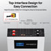 ECO - WORTHY 48V 100AH WallMount Indoor Battery With Conduit Box - Off Grid Stores