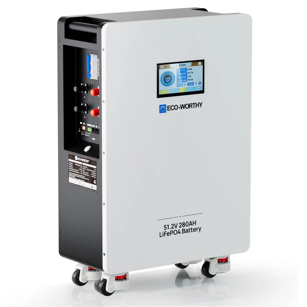 ECO-WORTHY 51.2V 280Ah LiFePO4 Battery - Off Grid Stores ECO-WORTHY 51.2V 280Ah LiFePO4 Battery - Off Grid Stores