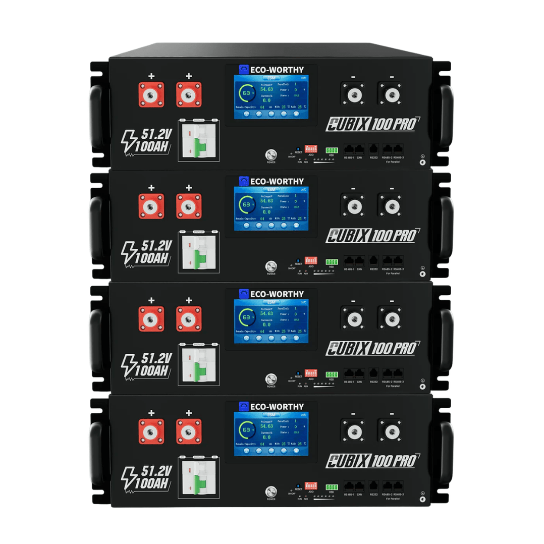 ECO-WORTHY Cubix 100 Pro 51.2V 100AH Server Rack Battery - Off Grid Stores