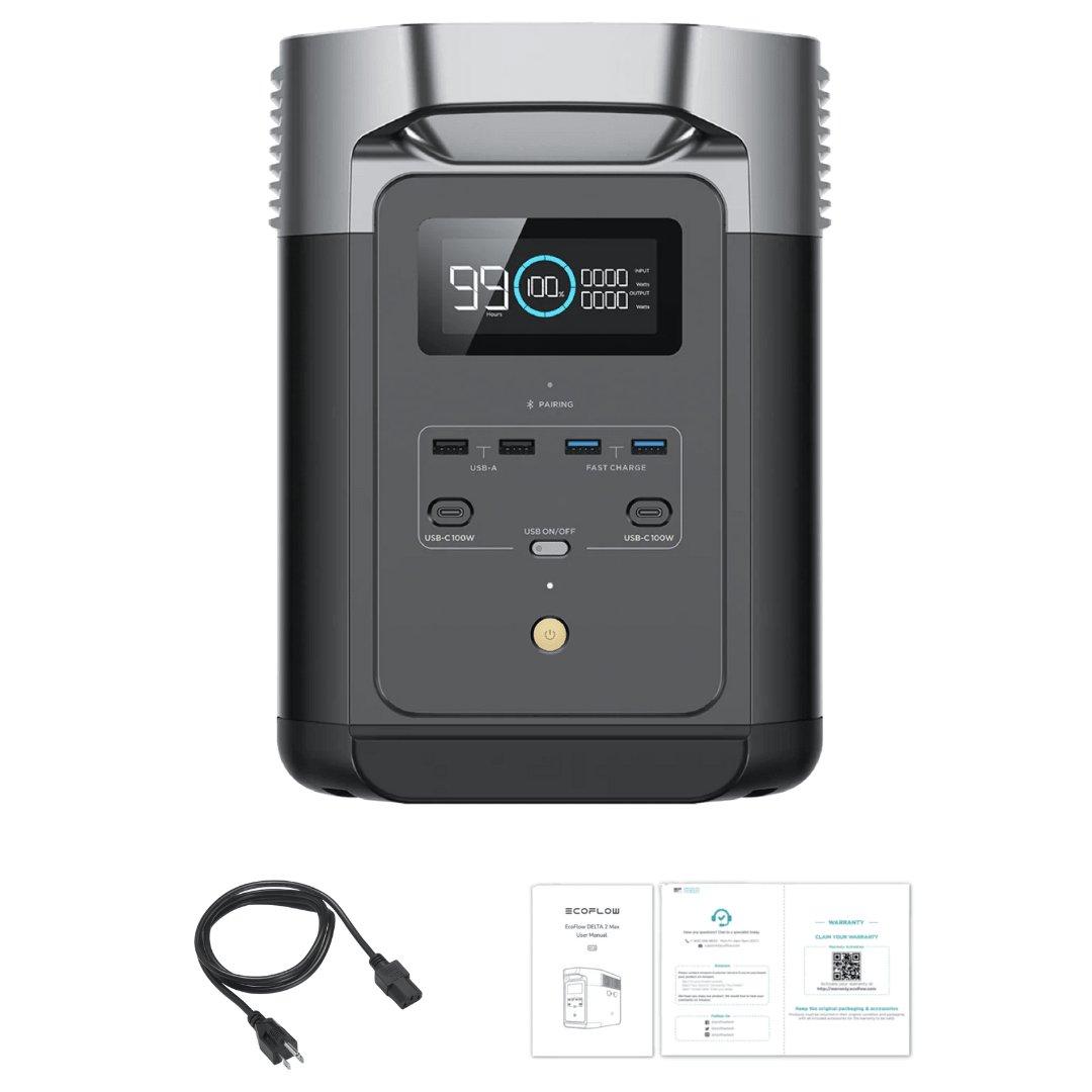 EcoFlow DELTA 2 1024Wh 1800W Portable Power Station Solar