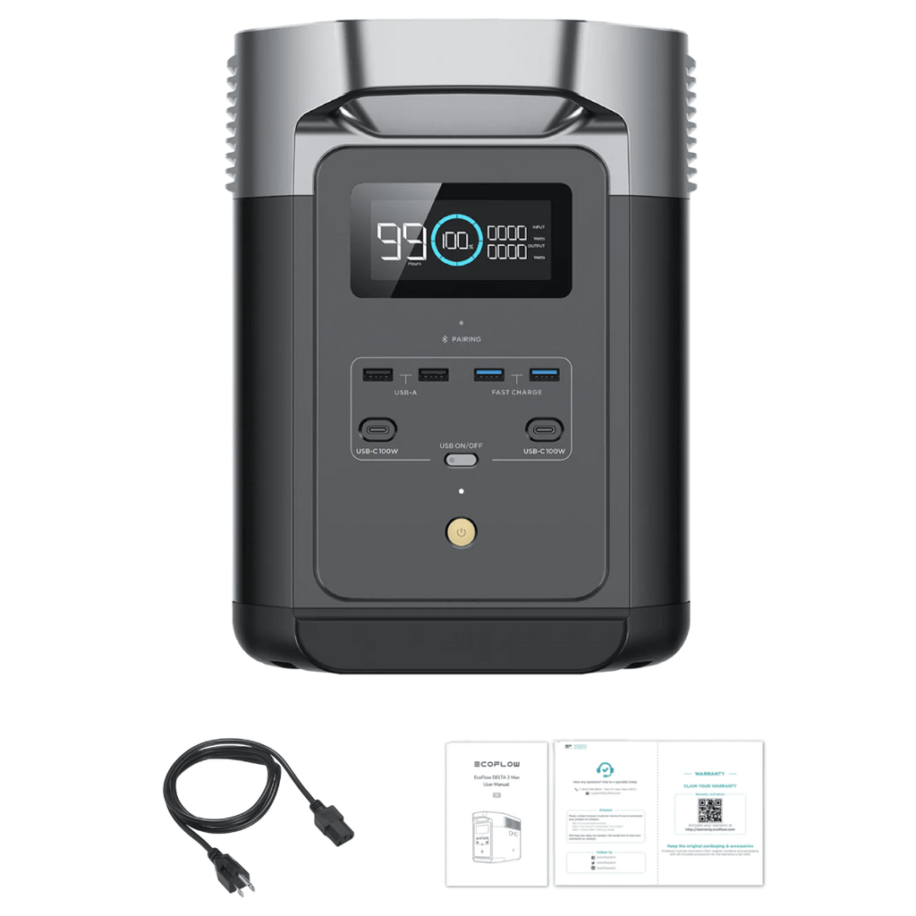 EcoFlow DELTA 2 1024Wh 1800W Portable Power Station Solar