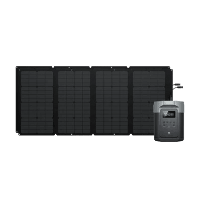 EcoFlow DELTA 2 Max + 160W Portable Solar Panel - Off Grid Stores