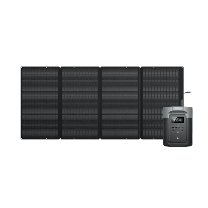 EcoFlow DELTA 2 Max + 160W Portable Solar Panel - Off Grid Stores