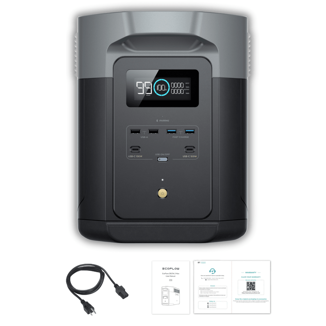 EcoFlow DELTA 2 Max Solar Generator & Kits - Off Grid Stores