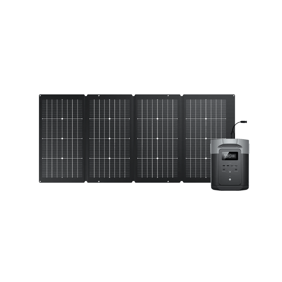 EcoFlow DELTA 2 Max + 220W Portable Solar Panel - Off Grid Stores
