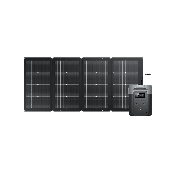 EcoFlow DELTA 2 Max + 220W Portable Solar Panel - Off Grid Stores