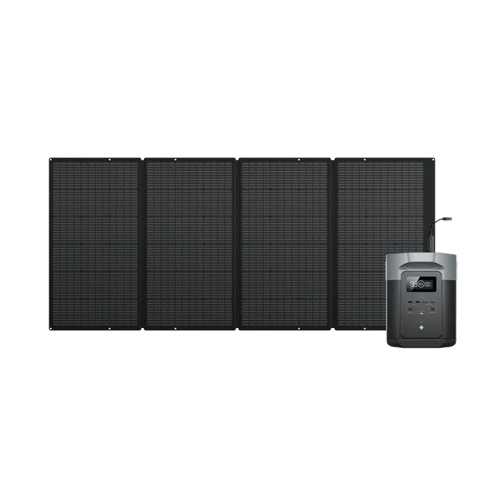 EcoFlow DELTA 2 Max + 400W Portable Solar Panel - Off Grid Stores