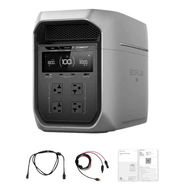 Ecoflow DELTA 3 Max Plus 2048Wh Portable Power Station - Off Grid