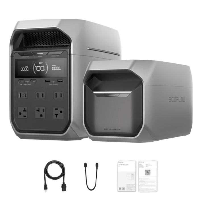 EcoFlow DELTA 3 Plus 1024Wh 1800W Solar Generator & Kits - Off Grid Stores