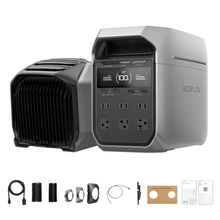 EcoFlow DELTA 3 Plus 1024Wh 1800W Solar Generator & Kits - Off Grid Stores