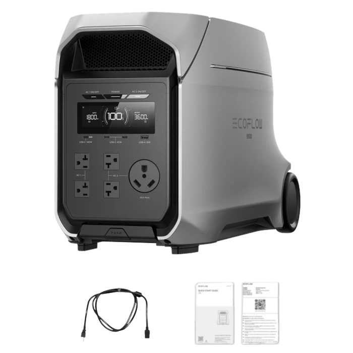 EcoFlow DELTA 3 Ultra Plus 3072Wh 3600W Portable Power Station - Off Grid Stores