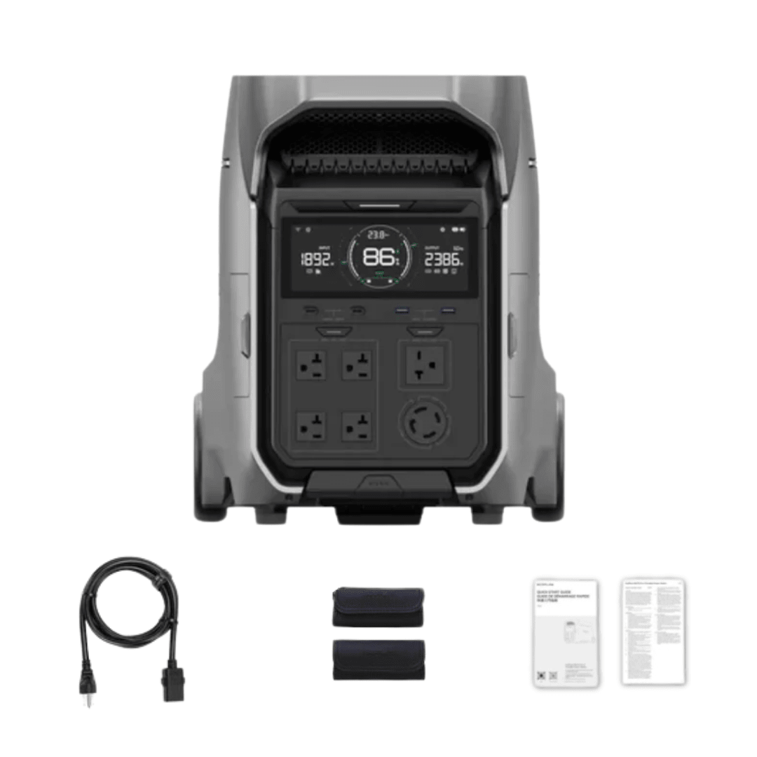 EcoFlow DELTA Pro 3 4096Wh 4000W Portable Power Station Solar EcoFlow DELTA Pro 3 4096Wh 4000W Portable Power Station Solar