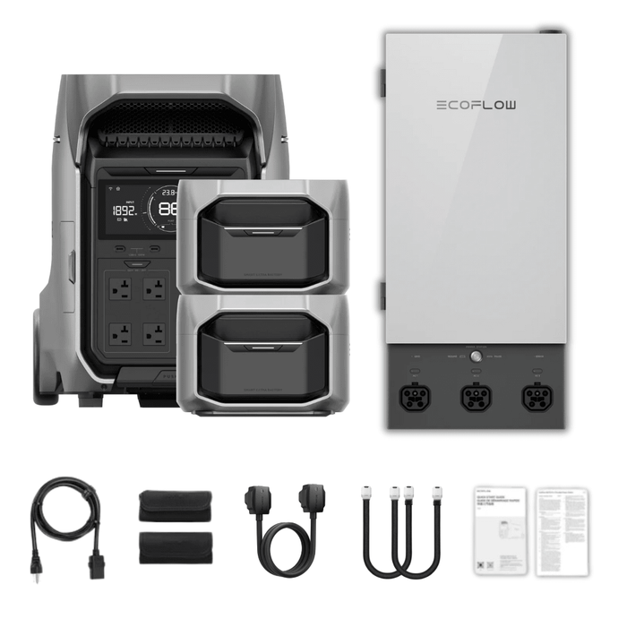 EcoFlow DELTA Pro 3 Portable Power Station + Smart Home Panel 2 - Off Grid Stores