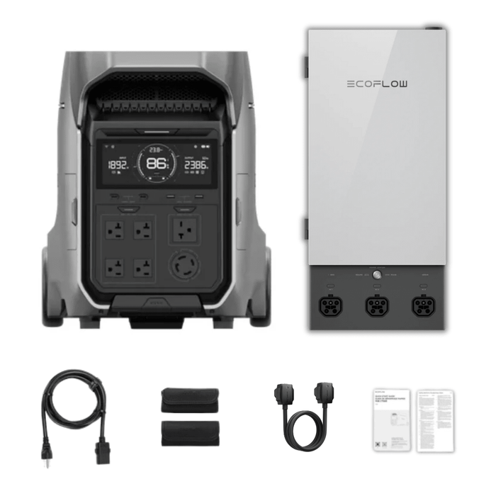 EcoFlow DELTA Pro 3 Portable Power Station + Smart Home Panel 2 - Off Grid Stores