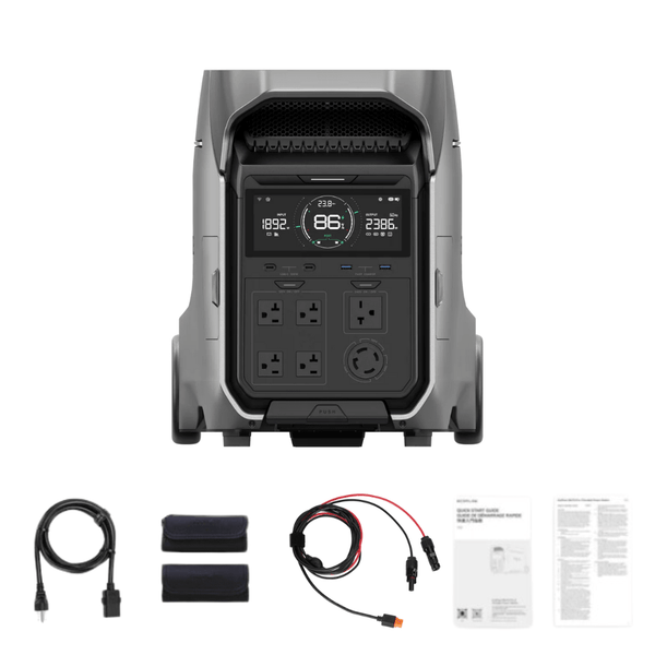 EcoFLow Delta Pro3 電源取り出し配線　100v 200v用2本 EcoFlow DELTA Pro 3 ポータブル電源_ユーザーマニュアル