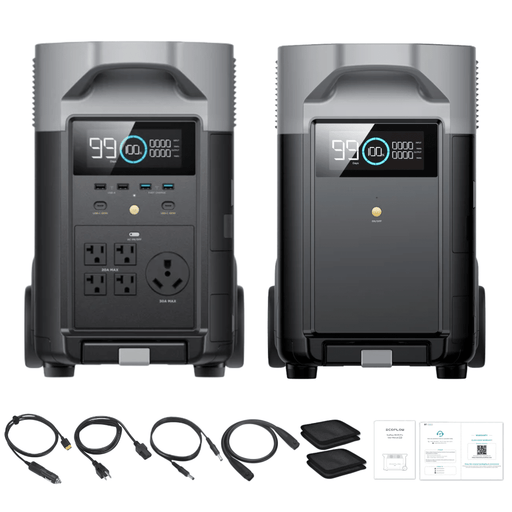 EcoFlow DELTA Pro + Smart Extra Battery - Off Grid Stores