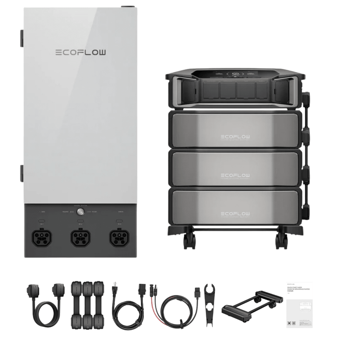 EcoFlow DELTA Pro Ultra Inverter + Batteries + Smart Home Panel 2 Bundle - Off Grid Stores