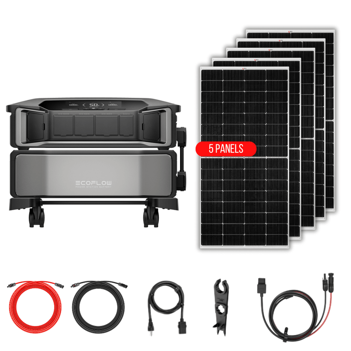 EcoFlow DELTA Pro Ultra Kits - Inverter + Batteries + Choose Custom Solar Panel Bundle Option - Off Grid Stores
