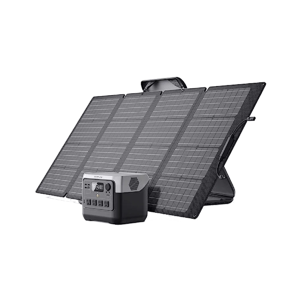 EcoFlow RIVER 2 Pro Solar Generator + 110W Portable Solar Panel