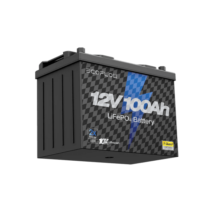 EcoFlow Lithium 12V 100Ah Deep Cycle LiFePO4 Battery - Off Grid Stores
