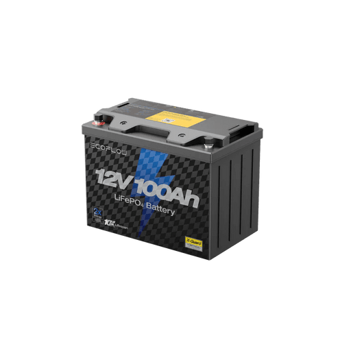 EcoFlow Lithium 12V 100Ah Deep Cycle LiFePO4 Battery - Off Grid Stores