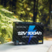EcoFlow Lithium 12V 100Ah Deep Cycle LiFePO4 Battery - Off Grid Stores