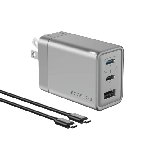 EcoFlow RAPID 65W GaN Charger With 100W Cable - Off Grid Stores