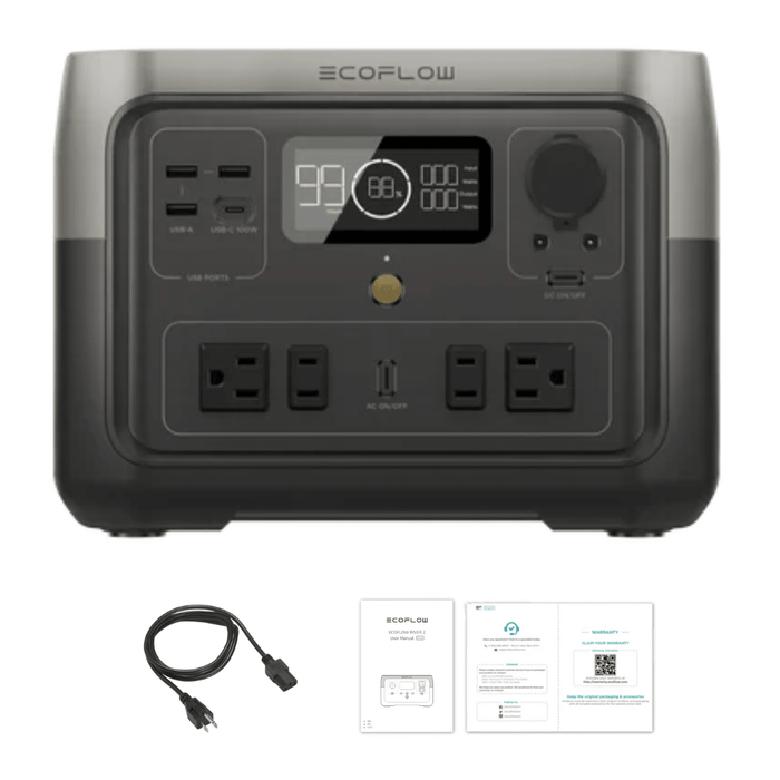 EcoFlow RIVER 2 Max Portable Power Station - Off Grid Stores
