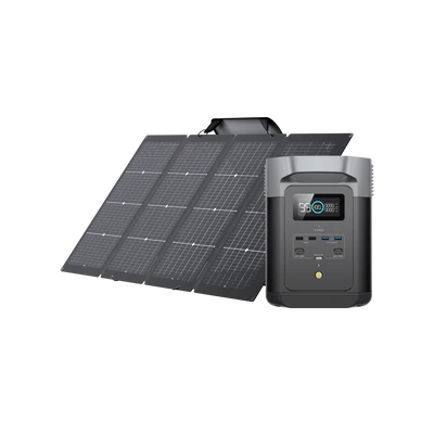 EcoFlow DELTA 2 + 220W Portable Solar Panels