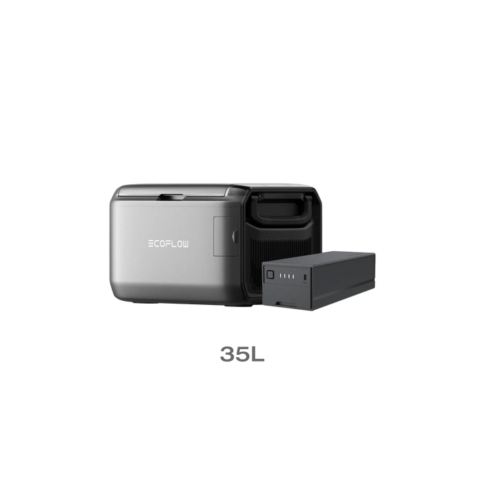 EcoFlow GLACIER 35L Classic Portable Fridge Freezer With Plug-in Battery