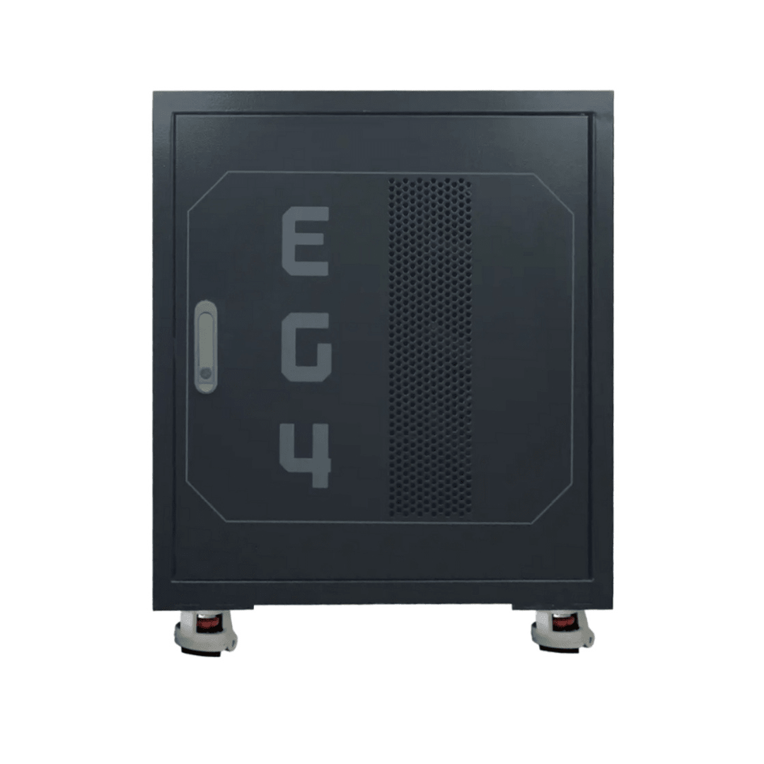 Battery Rack 4d EG4 3 Slot Enclosed Battery Rack - Off Grid Stores