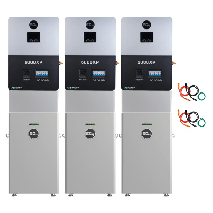 EG4 48V 314Ah All Weather WallMount LiFePO4 Battery + 6000XP 6000W 48V Split Phase Off - Grid Inverter - Off Grid Stores