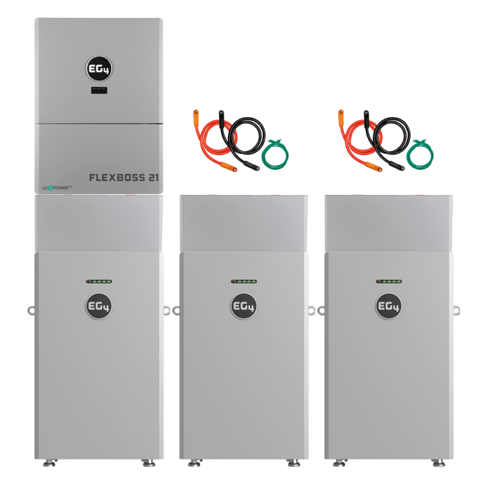 EG4 48V 314Ah All Weather WallMount LiFePO4 Battery + FlexBOSS21 16kW 48V Split Phase AC Hybrid Inverter - Off Grid Stores
