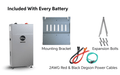 EG4 48V 314Ah WallMount Indoor Battery + FlexBOSS18 13kW Hybrid Inverter Kits - Off Grid Stores
