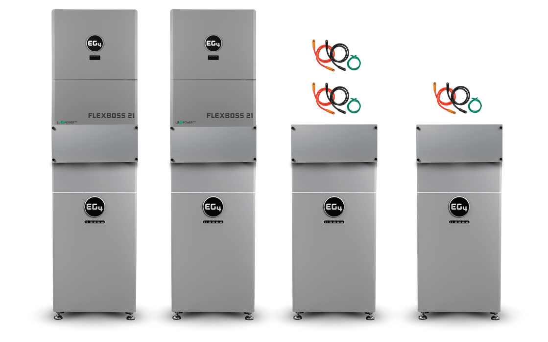 EG4 48V 314Ah WallMount Indoor Battery + FlexBOSS21 16kW Hybrid Inverter Kits - Off Grid Stores