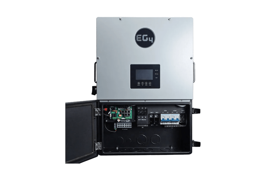 EG4 48V PowerPro LiFePO4 Battery (14.3kWh - 85.8kWh) + 12kPV 8000W 48V Split Phase Hybrid Inverter - Off Grid Stores