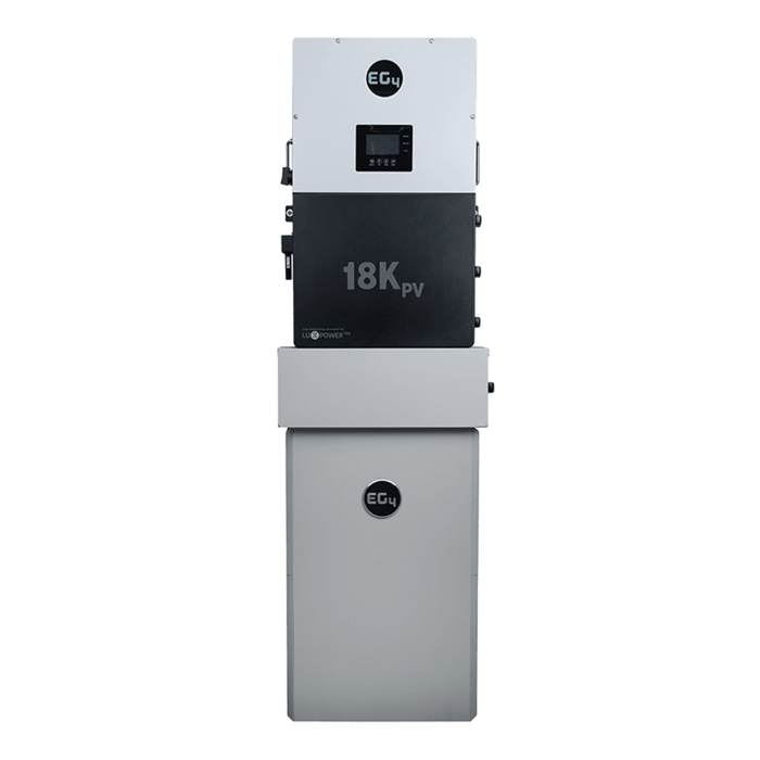 EG4 48V PowerPro LiFePO4 Battery (14.3kWh - 85.8kWh) + 18kPV 12000W 48V Split Phase Hybrid Inverter - Off Grid Stores