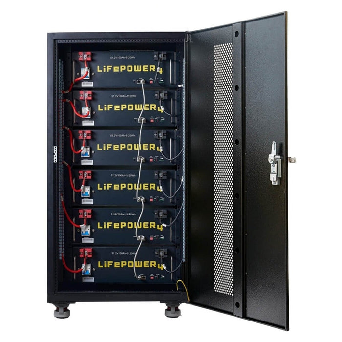 EG4 6 Slot Enclosed Battery Rack - Off Grid Stores