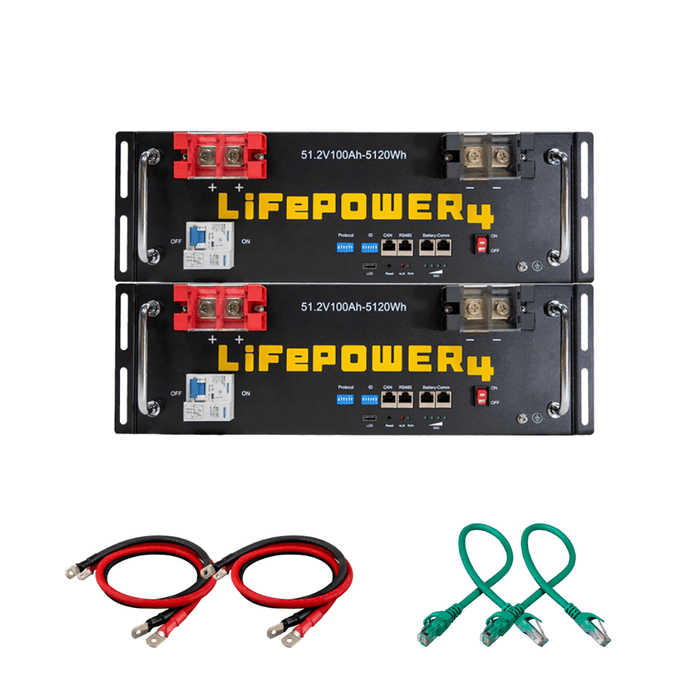 EG4 LifePower4 V2 48V 100AH Lithium Server Rack Batteries - Off Grid Stores