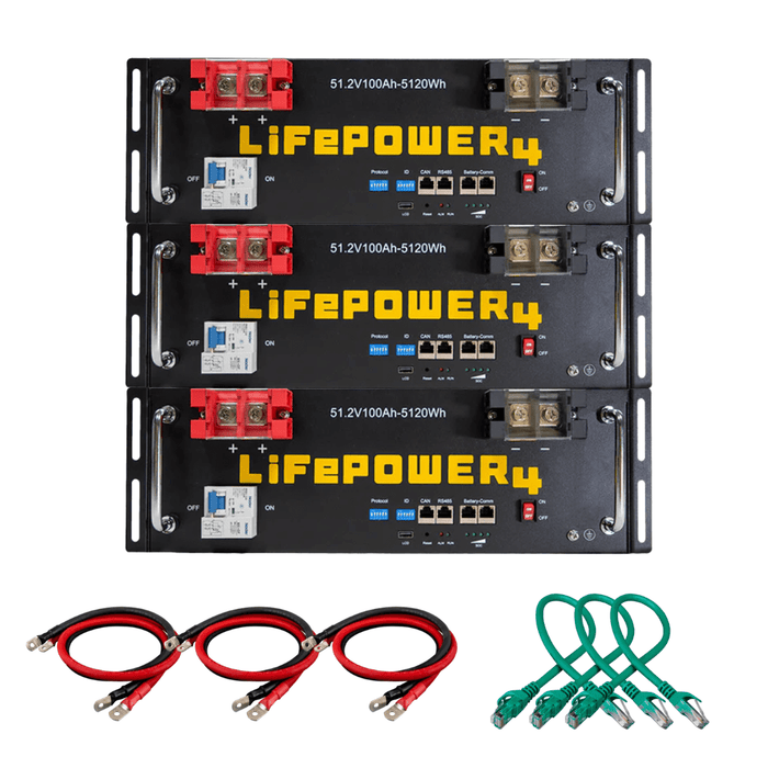 EG4 LifePower4 V2 48V 100AH Lithium Server Rack Batteries - Off Grid Stores