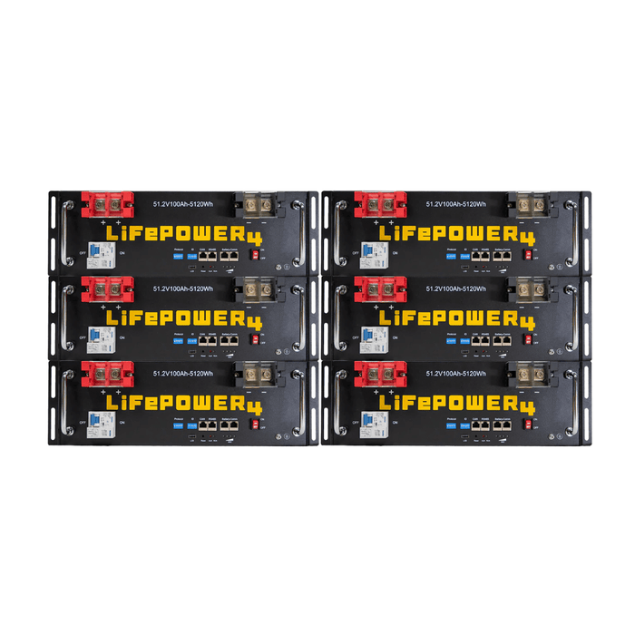 EG4 LifePower4 V2 48V 100AH Lithium Server Rack Batteries - Off Grid Stores