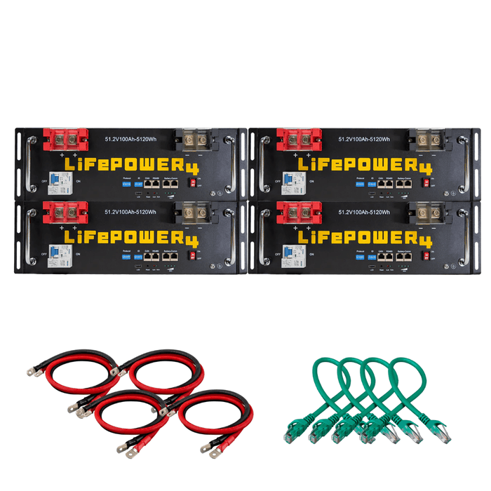 EG4 LifePower4 V2 48V 100AH Lithium Server Rack Batteries - Off Grid Stores