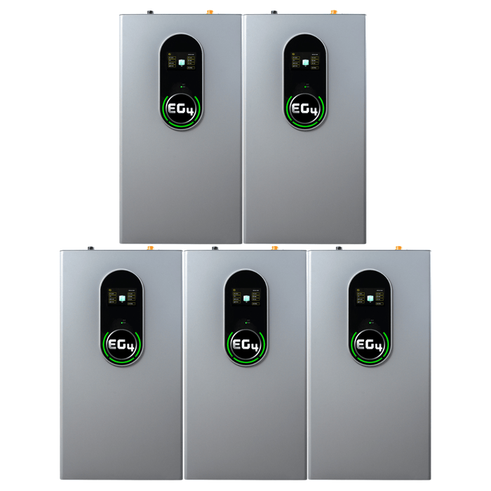 EG4 WallMount Indoor LiFePO4 Batteries | 48V 280Ah (14.3kWh) | Heated, UL1973, UL9540A - Off Grid Stores