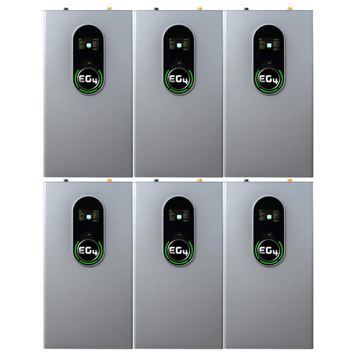 EG4 WallMount Indoor LiFePO4 Batteries | 48V 280Ah (14.3kWh) | Heated, UL1973, UL9540A - Off Grid Stores