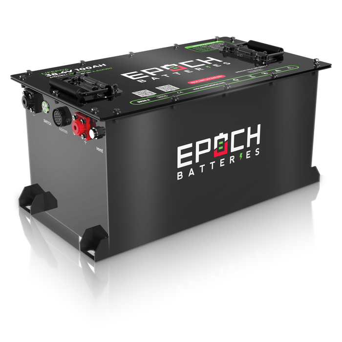 Epoch Batteries 36V 100Ah Golf Cart LiFePO4 Battery Complete Kit - Off Grid Stores